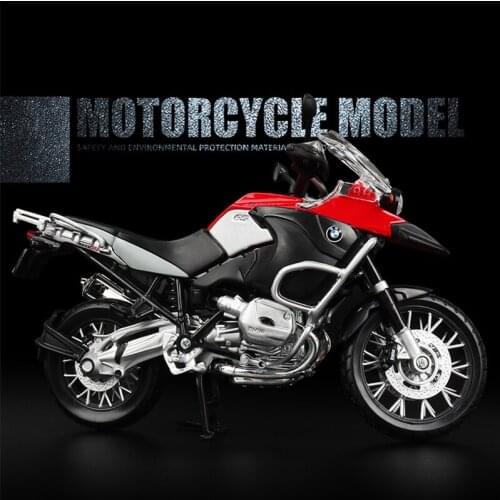1:12 BMW-R1200 GS Sports Motorcycle Model Alloy Car Simulation Motorcycle Mini Metal Vehicle Collection Gifts Toys for boys