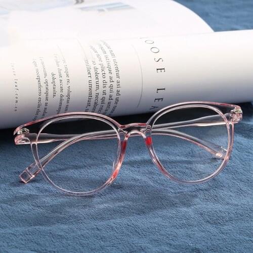 2020 Vintage Trends Office Blue film flat lens Light Oversized Glasses Computer Women Blue Blocking Gaming Men Eyeglasses Frame