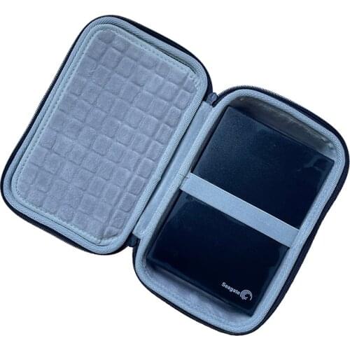 Portable Carrying Case for Seagate Expansion Backup Plus 3.5-inch Desktop Mobile Hard Drive Storage Box Protection Bag