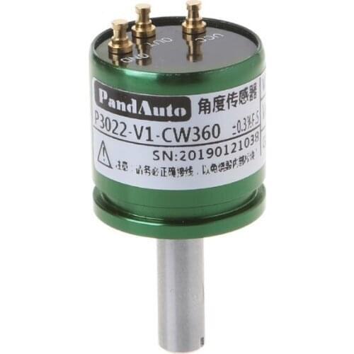 Angle Sensor Hall Effect Potentiometer Analog Transducer Rotation Displacement Non Contact Instrument DC 5V
