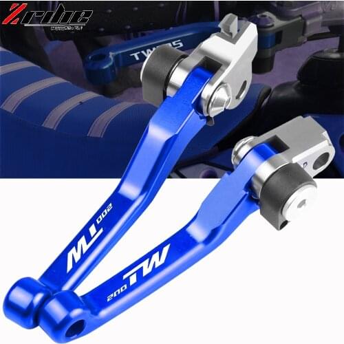 For YAMAHA TW200 TW 2000 2001 2002 2003 2004 2005-2017 CNC Motorcycle Dirt Pit Bike Motocross Pivot Brake Clutch Levers TW125