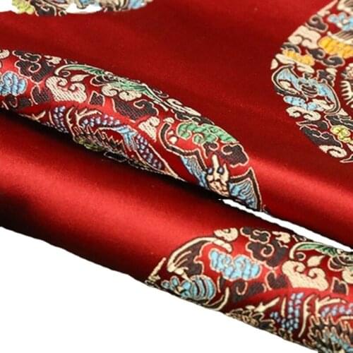 Wide 29" Chinese Ancient Costume Pillow Jacquard brocade Cloth Senior Clothes Woven Damask Fabric