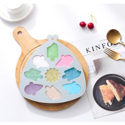 9 Cavity Silicone Mold for Baking Chocolate Mousse Cake Ice Cream Dessert Jelly Pastry Mould Decorating Tools