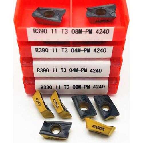R390 11T304 11T308 PM 4240 Carbide inserts for lathe metal cutting tools for indexable cutting tools Turning Insert