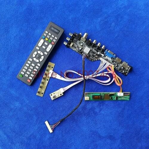 1CCFL fit LP150E02/LP150E05/LP150E06/LP150E07 USB+VGA 1400*1050 DVB digital signal screen LVDS 30-Pin LCD control board kit