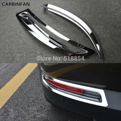 ACCESSORIES 2PC/SET FIT FOR VOLKSWAGEN VW 2009 2010 2011 2012 TIGUAN REAR CHROME FOG LIGHT TRIM REFLECTOR COVER BEZEL
