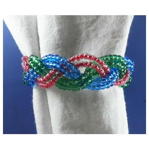 Aliexpress acrylic napking ring with polybag