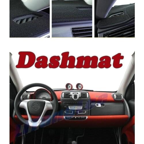 Car DashMat Cover Sun Protection Carpet Anti Slide Pad For Smart Fortwo Fourfour W451 2007~2014 Insulated Dash Mat
