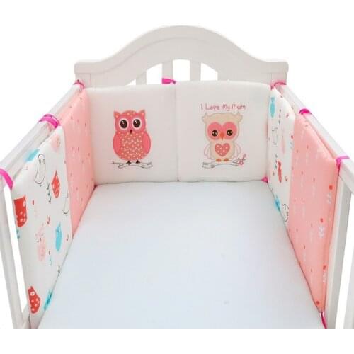 6Pc/set Baby Bed Bumper Baby Room Accessories Crib Cushion Cot Protector Newborns Room Decor Baby Bedding Protection
