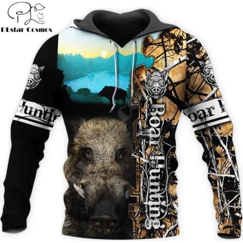 Mallard Boar Hunting 3D All Over Printed Men Hoodie Unisex Deluxe Sweatshirt Zip Pullover Casual Jacket Tracksuit KJ362