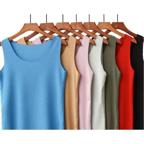 Summer Women Sleeveless Tank Tops Casual T shirt Vest seamless basic Tee Tops