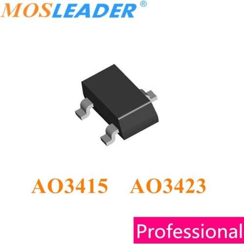 Mosleader 1000PCS SOT23 AO3415 AO3423 P-Channel High quality like original AO3415A