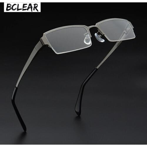 BCELAR Optical Titanium Glasses Frame Men Retro Clear Myopia Prescription Eyewear Square Designer Eyeglasses Frame Businessmen