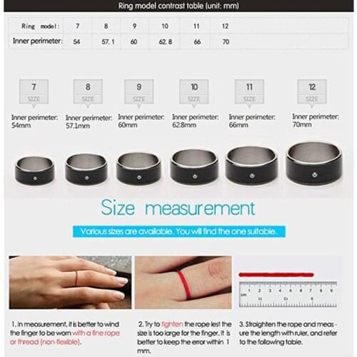 NFC Smart Ring For All Windows NFC Cellphone Mobile Phones Digital Rings K3ND