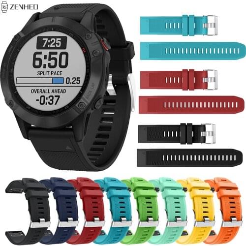 22mm Silicone Strap For Garmin Fenix 6/5/5 Plus Quick Release Band For Garmin Forerunner 935/Instinct/Quatix 5 Smart Watch band