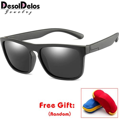 Sunglasses Kids Girls Boys Polarized Children Sun Glasses PC UV Protection Eyeglasses Eyewear High Quality Fashion With box