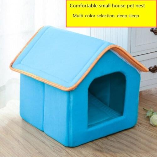 High Quality Pet Products Luxury Dog House Cozy Dog Bed Puppy Kennel 4 Color Pet Sleeping Bed Cat Cushion Kitten Mats Pet Shop