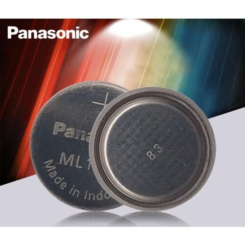 2PCS/Lot Original Panasonic ML1220 3V ML 1220 Rechargeable CMOS RTC BIOS Back Up Cell Button Coin Battery Batteries