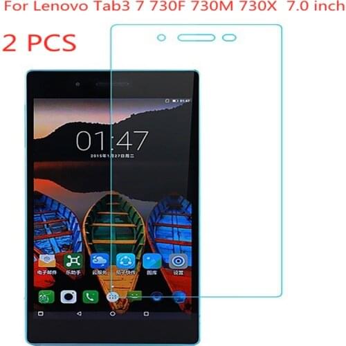 2 PCS For Lenovo Tab3 7 730F 730M 730X Tablet Screen Protector Tab 3 7 TB3-730X Tempered Glass 9H Glass Protective Film 7.0"