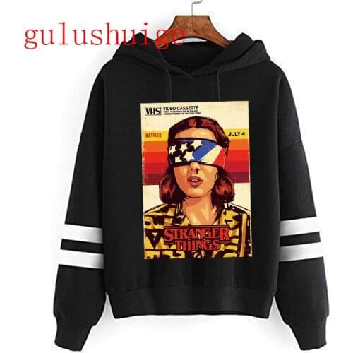 90s Stranger Things Hoodie Men/Woman Hooded Kpop Sweatshirts Kawaii Oversized Harajuku Hip Hop Hoodies Male/female funny