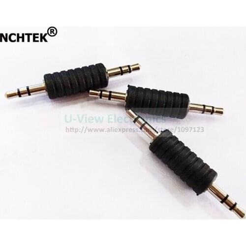 NCHTEK 3.5MM Stereo Male to 3.5mm Male Plug Audio Headphone Adapter Jack Coupler Connector/Free Shipping/20PCS