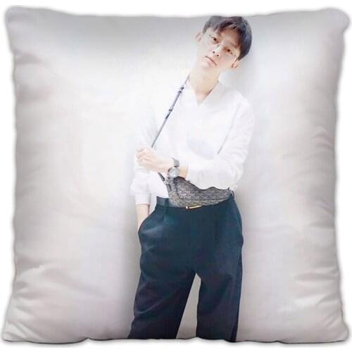 Du Jinhan Pillowcase Star Photo Poster Cushion Cover Souvenir Throw Pillow Cover Fall Decorations for Home Surrounding Call Chee