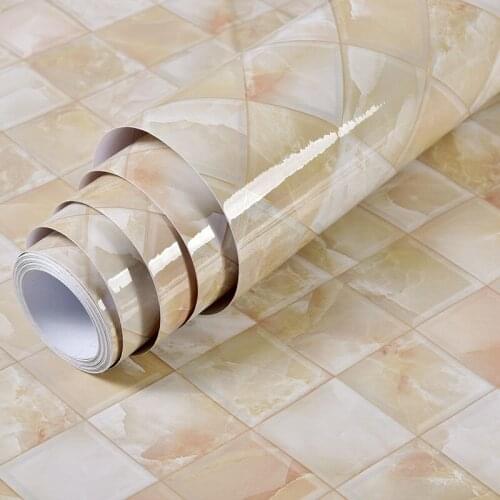 Imitation Marble Solid Color Self-Adhesive Contact Paper Restore Kitchen Wall Paper Home Decor Wall Sticker Bedroom Countertops