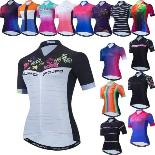 Summer Cycling Jersey Women Short Sleeve Quick Dry Bike mtb Shirts Maillot Ciclismo Breathable Cycling Shirt Bicycle Clothes
