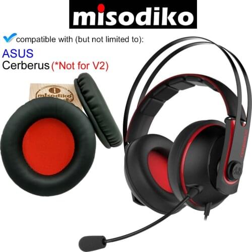Misodiko Replacement Ear Pads Cushion Kit for ASUS Cerberus/ Orion Gaming Headset, Headphones Repair Parts Earpads