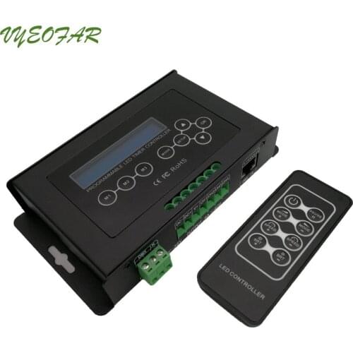 New BC-300 Time Programmable LED Controller RGB RGBW Strip Light Dimmer Program Timer 12V-36V 5050 3528 String Ribbon Light