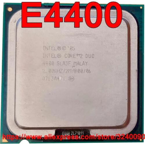 Original Intel CPU CORE 2 DUO E4400 Processor 2.00GHz/2M/800MHz Dual-Core Socket 775 free shipping speedy ship out