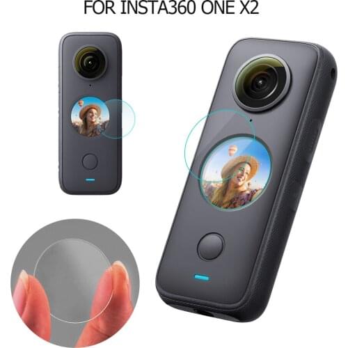 Panoramic Camera Tempered Film for Insta360 One x2 Camera Protective Film Screen Protector HD Film Scratch Resistant Accessories
