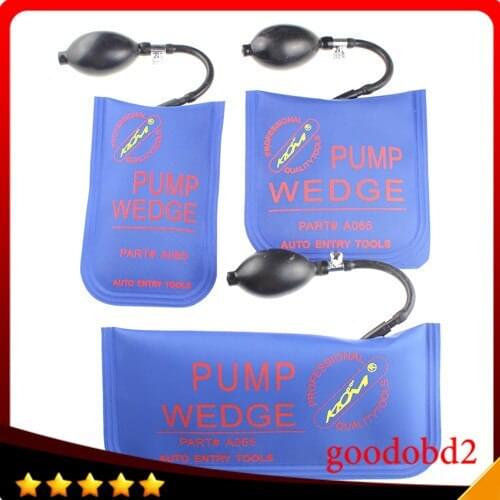 Professional Lock Pick Diagnostic Tool KLOM pump Air wedge airbag LOCKSMITH TOOLS unlock vehicle car door tool 3pcs/lot blue