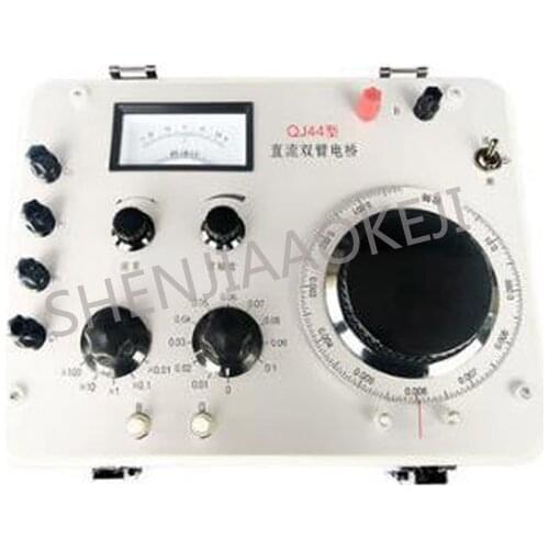 QJ44 DC dual-arm electricity bridge High stability Micro resistance tester digital Wire and cable detector 1pc