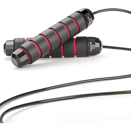 Jump Rope Tangle-Free Rapid Speed Jumping Rope Cable with Ball Bearings Steel Skipping Rope loss weight Gym Fitness Bodybuilding