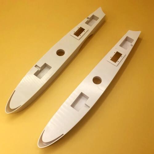 Wing and fuselage connecting blades (left and right) part of 105mm Super Viper Avanti HSD Hobby rc plane model