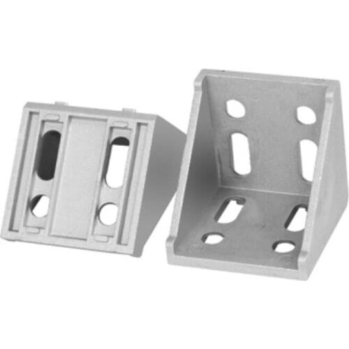 8080 European Standard Aluminum Profile 90 Degree Bracket Corner Code 8080 Type Corner Piece Right Angle Connecting Piece
