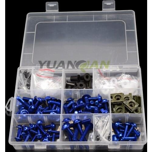 Universal CNC Motorcycle Fairing Body Work Bolts Spire Speed Fastener Clips Screws Nuts for Ducati 696 MONSTER bmw f800r yamaha