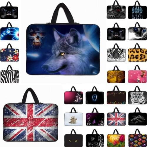 Waterproof Neoprene 10" 12" 13" 14" 15.6" 17" Laptop Carry Handle Bag Case For Lenovo Yoga Legion 15R Y7000 Macbook Air Pro 13.3