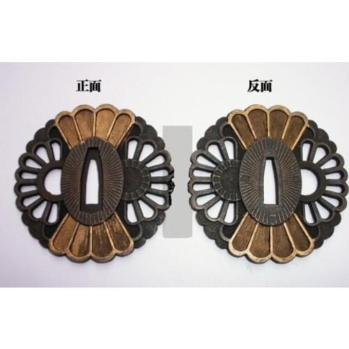 ALLOY GUARD TSUBA FOR JAPANESE SAMURAI SWORD KATANA ACCESSORY
