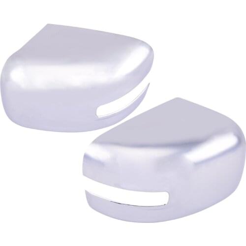 1Pair Car ABS Front Rearview Side Wing Mirror Covers Housing Fit For Jeep Renegade 2015 2016 2017