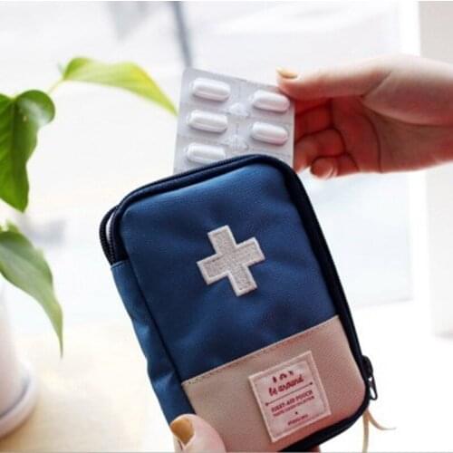 1PCS Portable Outdoor Survival First Aid Medical Kit Waterproof Travel Camping Emergency Medical Bag Mini Medicine Storage Bag