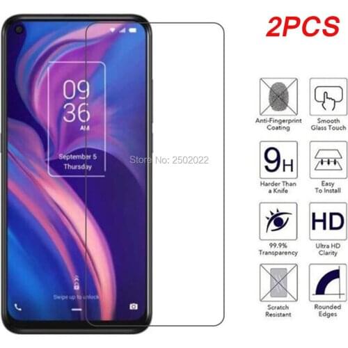 2PCS Smartphone 9H For TCL PLEX Tempered Glass Screen Protector Mobile Phone Film For TCL PLEX Screen Protector Guard