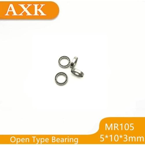 2019 Special Offer Rushed Free Shipping 10 Pcs Mr105 Open Bearing Abec-3 5x10x3 Mm Miniature Ball Bearings L-1050zz