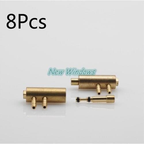 Dentist Quality 8Pcs Holder Valve Normal Open Dental Handpiece Hanger Chair