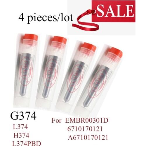 4 pieces Diesel Nozzle L374PBD L374PRD H374 G374 for EMBR00301D 6710170121 A6710170121