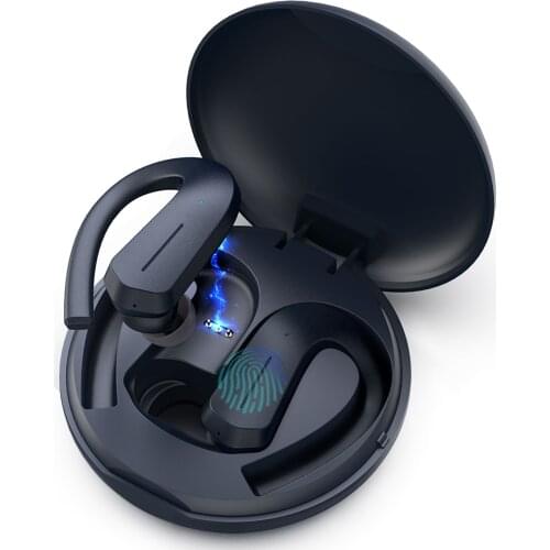 GGMM T1 TWS Bluetooth Headphones Sport 9D Stereo HiFi BT V5.0 Wireless Earphones IPX7 Waterproof 36Hrs Play-time Touch Control