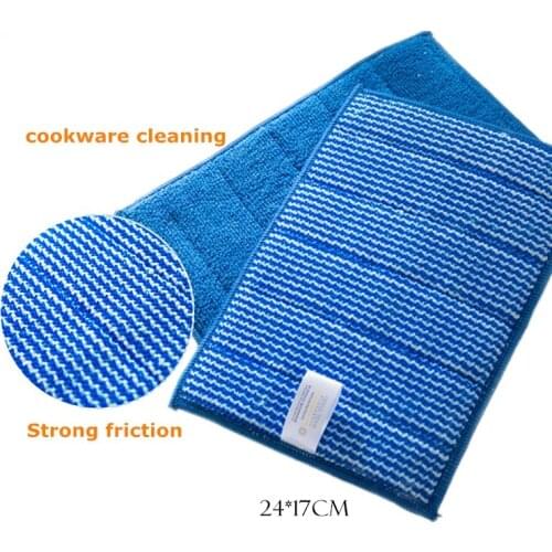 Kitchen Fume Machine Scrubing Sponge Brush Range Hoods Wipe Block Powerful Friction Microfiber Strong Household Cleaning Cloth