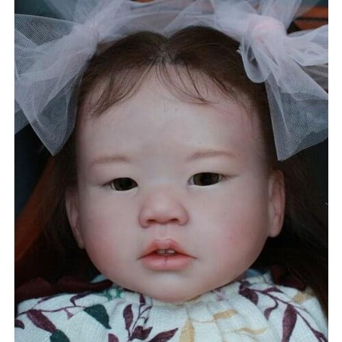 28inch huge baby reborn doll kit toddler Amaya Reborn Toddler Vinyl Doll Kit unfinished doll parts