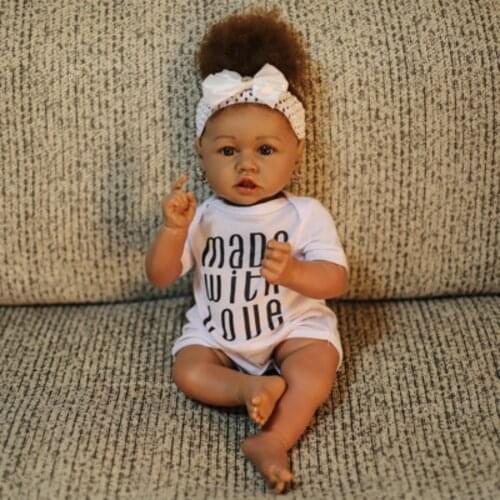 Bebes doll Reborn dolls, childrens holiday gifts, handmade curl doll, children with toys, photography props